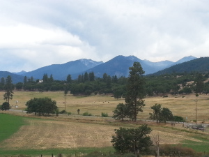 The snow pack in the mountains is gone.